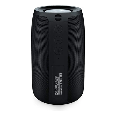 Altavoces Bluetooth, Portátil, Impermeable, Color Negro