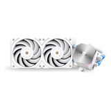 Enfriador Líquido Blanco Para Cpu Con Ventilador Pwm De 120m