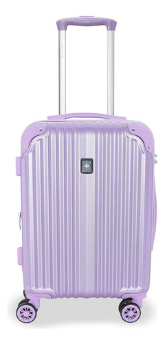 Maleta Royal Swiss® Andermatt Rígida Carry On Chica 20 Inch Color Violeta Claro