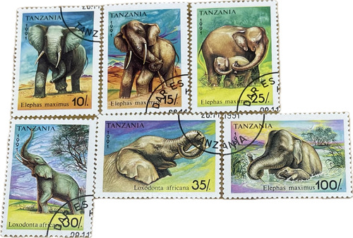 Serie De Estampillas De Tanzania 1991