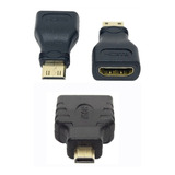 Kit Plug 2 Mini /1 Micro Hdmi P/ Canon M200 -90d -5d Mark Ii