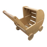 Carrito Cochecito De Muñecas De Madera - Montessori Pikler 