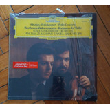 Vinilo Sibelius Beethoven Zukerman Barenboim Violin Concerto