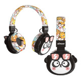 Fone Ouvido Bluetooth Infantil Sem Fio Panda Headphone