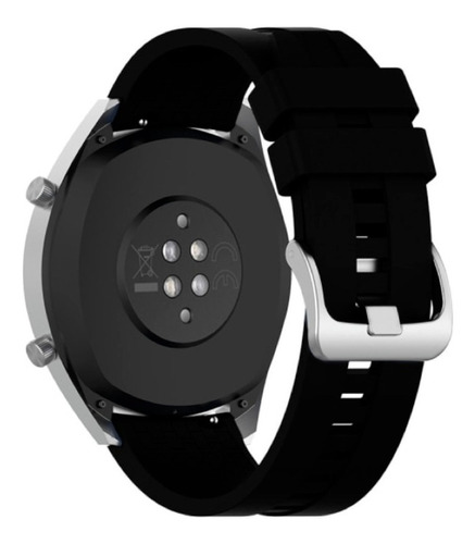 Correa De Silicona Para Huawei Watch Gt2 46mm - Black