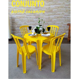 10 Conjuntos De Mesa E 40 Cadeiras Bistro Coloridas