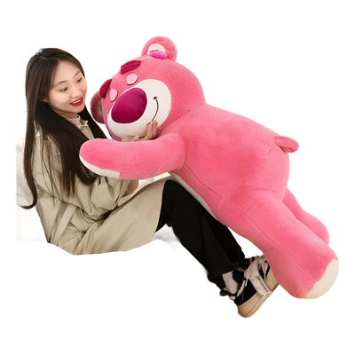 Oso Rosa Lotso Dormido Fresa Peluche Gigante Jumbo 110cm | Meses sin interés