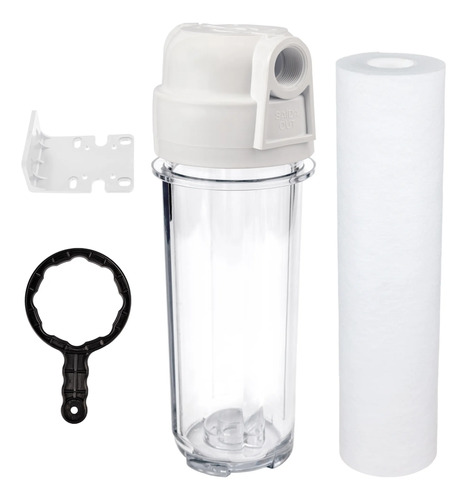 Filtro Agua Cavalete Caixa Pou Com Refil Polipropileno Liso