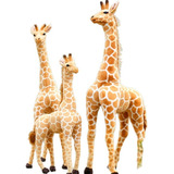 Girafa Realista Em Pé 140cm - Pelúcia
