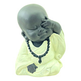 Figura Decorativa Niño Buda Bebe Sonrisa Zen Feng Shui Zn Ct