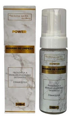 Espuma Miriam Mota Power Limpeza Higienização Cílios 150ml