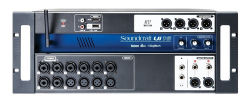 Mesa De Som Digital Soundcraft Ui 16 Mesa 16 Canais Usb Wifi