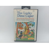The Lucky Dime Caper Pato Donald Master System Tectoy Cib 