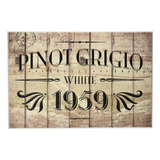 Stupell Home Décor Pinot Grigio - Placa De Pared Para Coci.