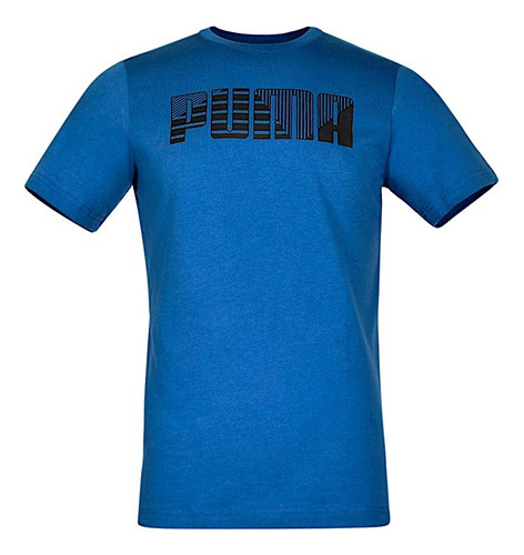 T-shirt Caballero Puma 67440417 Textil Azul 