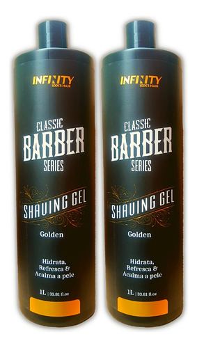 Shaving Gel 1kg Infinity Looks 2 Unidades