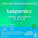 Kaspersky Total Security Licença 12 Meses, 1 Dispositivo