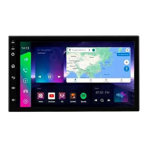 Stereo Multimedia Universal 7¨ 2/32 Gb Car Play Android Auto