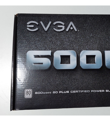 Fuente Evga W1 600 W - Black - Usada Como Nueva - Full Box