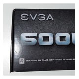 Fuente Evga W1 600 W - Black - Usada Como Nueva - Full Box