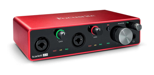 Interfaz Focusrite Scarlett 4i4 3rd. Gen