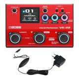 Pedal De Voz Roland Boss Vocal Perfomer Preamp Ve22 + Fonte