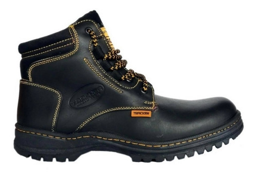 Bota Piel Tracker Industrial O Casual Cosida Antiderrapante