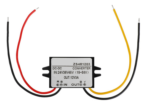 Convertidor Dc-dc 24v 36v 48v Reducir A 12v De 3a