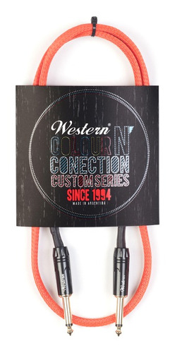 Cable Plug A Plug Mono Cabezal Caja Entelado Western 1 Metro