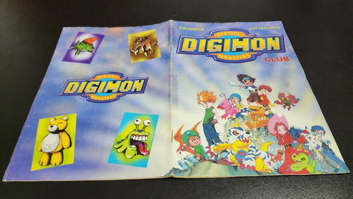 Álbum Piratinha Digimon Club Incomoleto