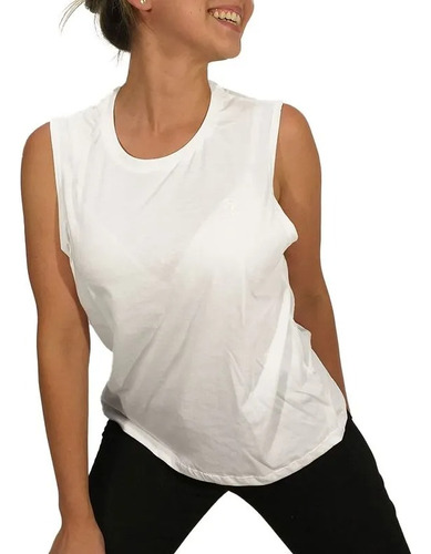 Musculosa Topper Mujer Basica Crudo Body