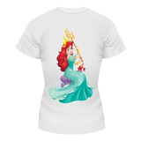 Playera Personaje Sirenita Ariel Roca Princes Naz