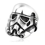 Anillo Stormtrooper Color Plata Acero Inoxidable Para Hombre