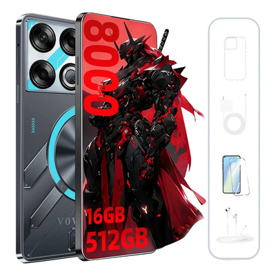 Celular Gt20 Pro,dual Sim Dual Standby,512gb Rom+16gb Ram,dimensity 9200+,resolución 3168 X 1440, Cámara 32mp+50mp,gps,5g,wifi,6.8 Pulgadas,android 14,celular Gamer-negro | Meses sin interés