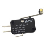 Microswitch Por Palanca Larga Con Roldana V-156-1c25 Baw