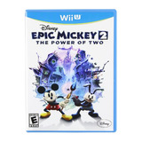 Epic Mickey 2 Power Of Two (mídia Física) - Wii U (novo)