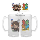 Mug Cervecero Taza Harry Potter Vidrio Opalizado 03