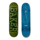 Shape Maple Skate Baker 8.25 Tyson Ribbon Green Veneer