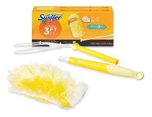 Swiffer Kit Básico Plumero De 360 Grados - Mango Extensible