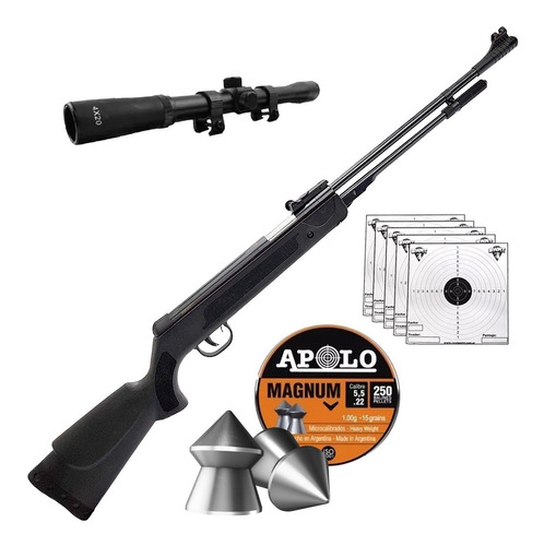 Rifle Swat Airguns B3-3p 5,5 Mm + Mira 4x20