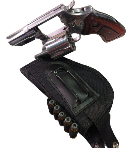 Coldre Tático Nylon 38 Preto Rossi Revolver Taurus Gun 38
