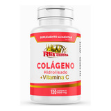 Colágeno Com Vitamina C 120 Caps 500mg  Rei Terra