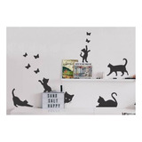 Vinilos Decorativos Gatos Gatitos Pack Mini Gato Mascotas