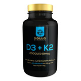 Vitamina D3 + K2 + C 60 Caps (cálcio, Ossos E Imunidade) Sabor Sem Sabor