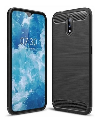 Funda Nokia 2.3  Anti Golpes Carbono + Templado