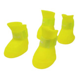 Zapatos Impermeables Lluvia Perro Talla S Amarillo