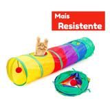 Kit 3 Brinquedos Para Pets Túnel Labirinto Para Gatos