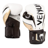 Guantes D/entrenamiento; 12 Oz; Blanco/oro/negro Venum Elite