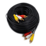 Imbaprice (100 Pies) De Largo 3rca Cable Av De Audio Y Video