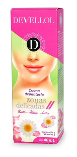 Devellol Crema Depilatoria Zonas Delicadas 40 Ml.